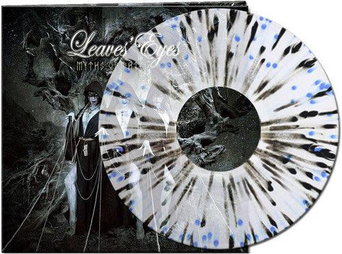 Leaves' Eyes: Myths Of Fate - Blue/black Splatter - VINYL LP "VINYLBADGES"