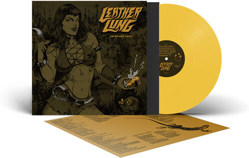 Leather Lung: Graveside Grin - Sold Yellow - VINYL LP "VINYLBADGES"