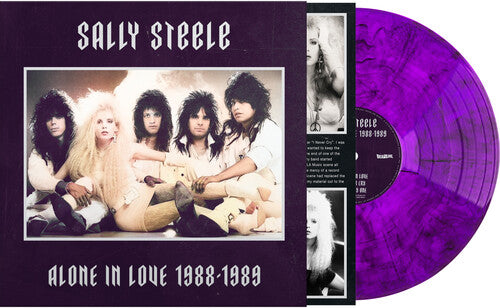 Sally Steele: Alone In Love 1988-1989 - Purple - VINYL LP "VINYLBADGES"