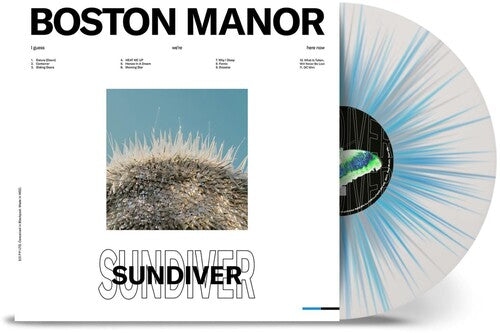 Boston Manor: Sundiver - White Sky Blue Grey Splatter - VINYL LP "VINYLBADGES"