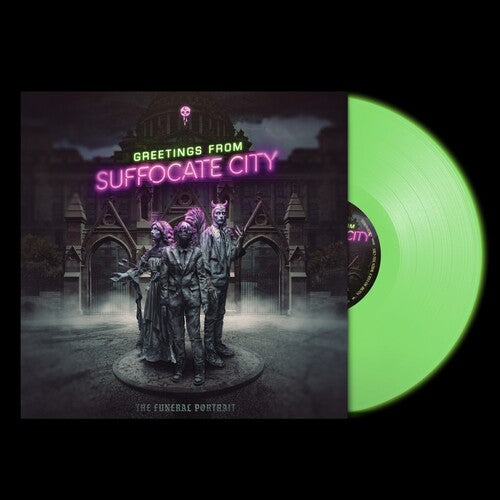 Funeral Portrait: Greetings From Suffocate City - Neon Green - VINYL LP "VINYLBADGES"
