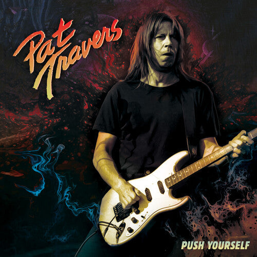 Pat Travers: Push Yourself - Red - VINYL LP "VINYLBADGES"