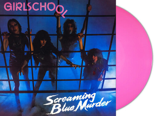 Girlschool: Screaming Blue Murder - Hot Pink - VINYL LP "VINYLBADGES"