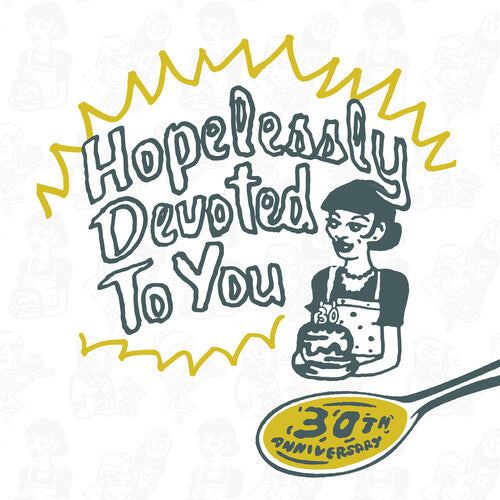 Various Artists: Hopelessly Devoted to You: 30th Anniversary (Various Artists) Yellow/Black Splatter - VINYL LP "VINYLBADGES"