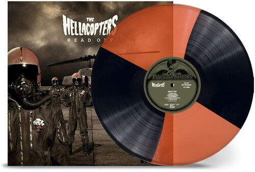 The Hellacopters: Head Off - Trans Orange Black - VINYL LP "VINYLBADGES"