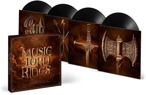 City of Prague Philharmonic Orchestra: The Music From Lord of the Rings - Boxset - VINYL LP "VINYLBADGES"