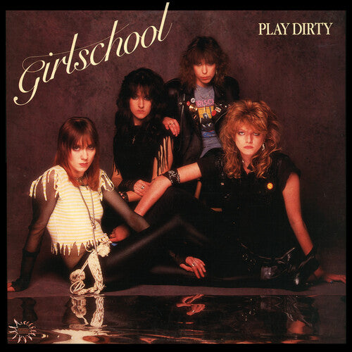 Girlschool: Play Dirty - Red - VINYL LP "VINYLBADGES"