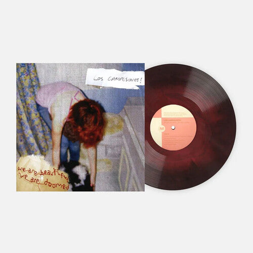 Los Campesinos: We Are Beautiful We Are Doomed - 180-Gram Red & Black Marble Colored Vinyl - VINYL LP "VINYLBADGES"