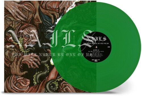 The Nails: You Will Never Be One of Us - Trans Green - VINYL LP "VINYLBADGES"