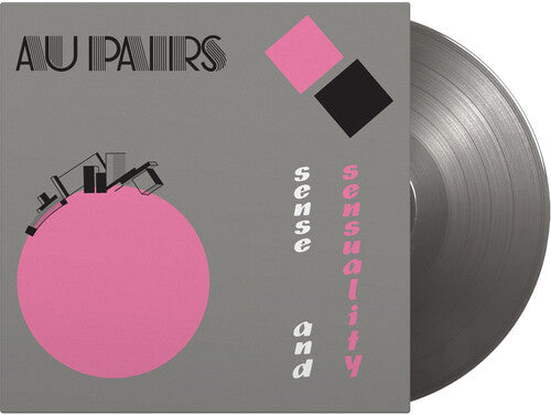 The Au Pairs: Sense & Sensuality- Limited 180-Gram Silver Colored Vinyl - VINYL LP "VINYLBADGES"