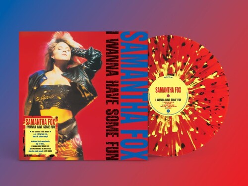 Samantha Fox: I Wanna Have Some Fun - 140-Gram Red, Black & Yellow Colored Vinyl - VINYL LP "VINYLBADGES"