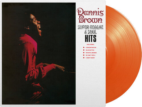 Dennis Brown: Super Reggae & Soul Hits - Limited 180-Gram Orange Colored Vinyl - VINYL LP "VINYLBADGES"