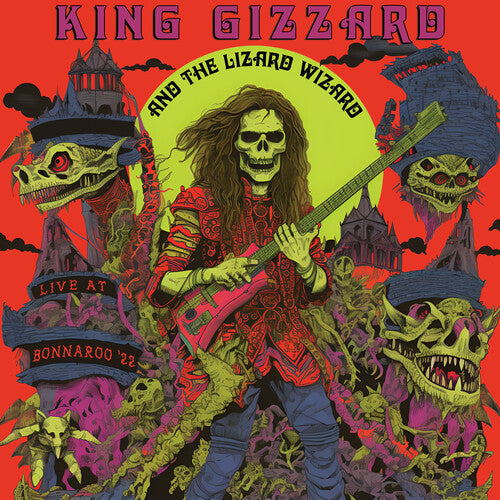 King Gizzard and the Lizard Wizard: Live at Bonnaroo 22 - Red & Yellow - VINYL LP "VINYLBADGES"