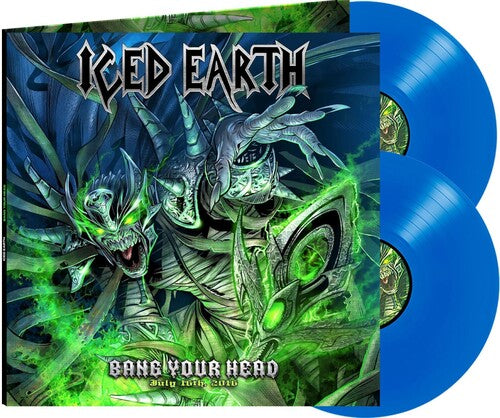 Iced Earth: Bang Your Head - Blue - VINYL LP "VINYLBADGES"