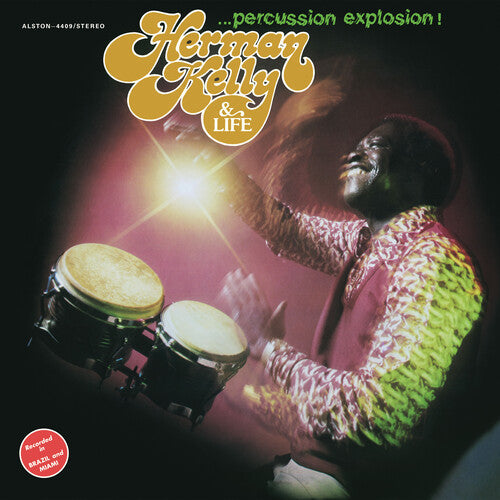 Herman Kelly & Life: Percussion Explosion! - VINYL LP "VINYLBADGES"