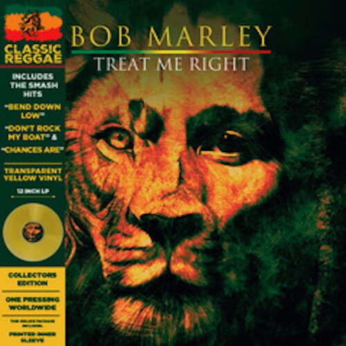 Bob Marley: Treat Me Right - Yellow - VINYL LP "VINYLBADGES"