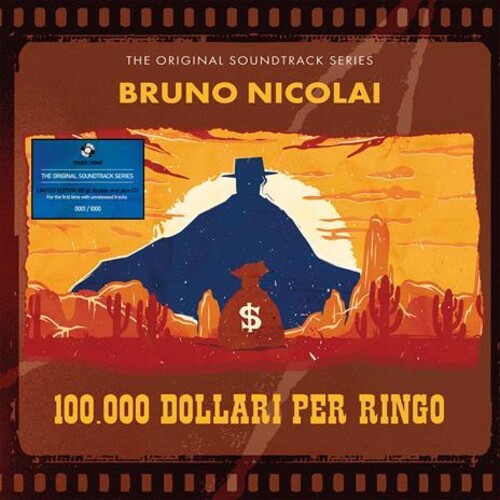 Bruno Nicolai: 100000 Dollari Per Ringo (Original Soundtrack) - Limited 180-Gram Transparent Orange Colored Vinyl with CD - VINYL LP "VINYLBADGES"