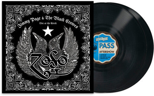 Jimmy Page & the Black Crowes: Live At The Greek - VINYL LP "VINYLBADGES"