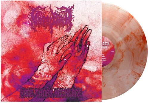 Ghost Bath: Rose Thorn Necklace - Red Swirl - VINYL LP "VINYLBADGES"
