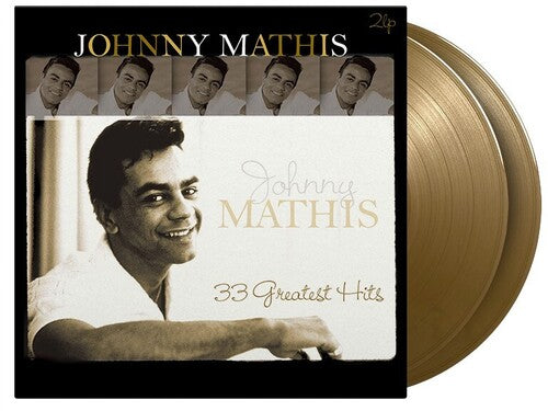 Johnny Mathis: 33 Greatest Hits - 180gm Gold Vinyl - VINYL LP "VINYLBADGES"