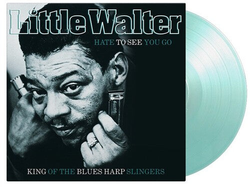 Little Walter: Hate To See You Go - Crystal Clear & Turquoise Vinyl - VINYL LP "VINYLBADGES"
