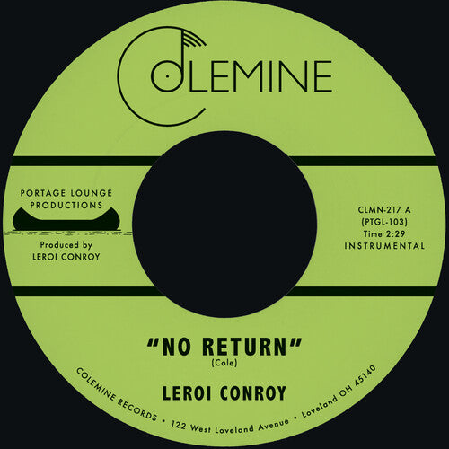 Leroi Conroy: No Return B/W Path of Man - VINYL LP "VINYLBADGES"