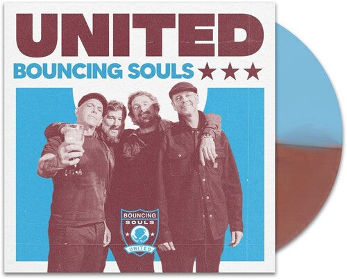 The Bouncing Souls: United - Maroon & Blue - VINYL LP "VINYLBADGES"