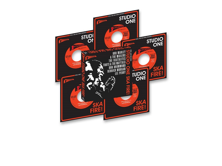 Soul Jazz Records Presents Studio One Ska Fire! Collectors 7" Vinyl Box Set RSD 2021 - VINYL LP "VINYLBADGES"