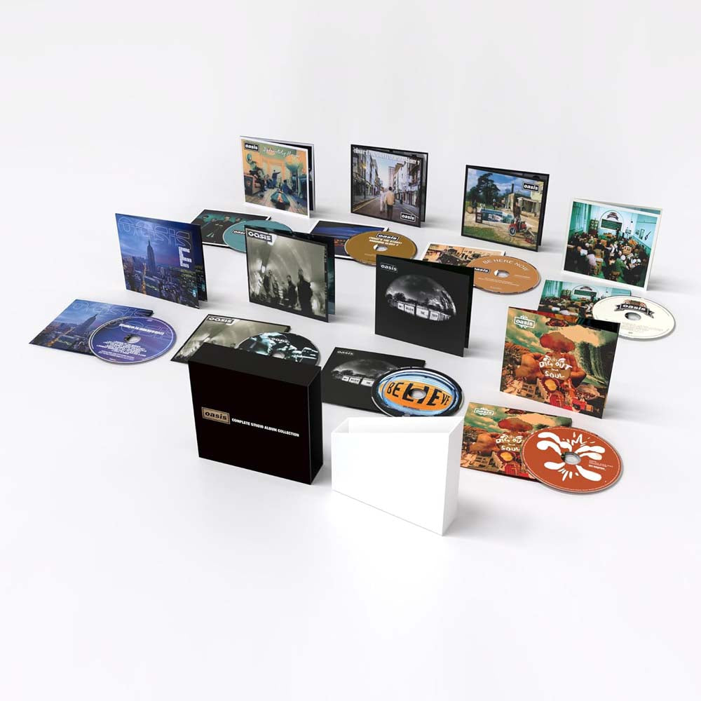 Oasis Complete Studio Album Collection 8 CD Box Set 2025 - VINYL LP "VINYLBADGES"