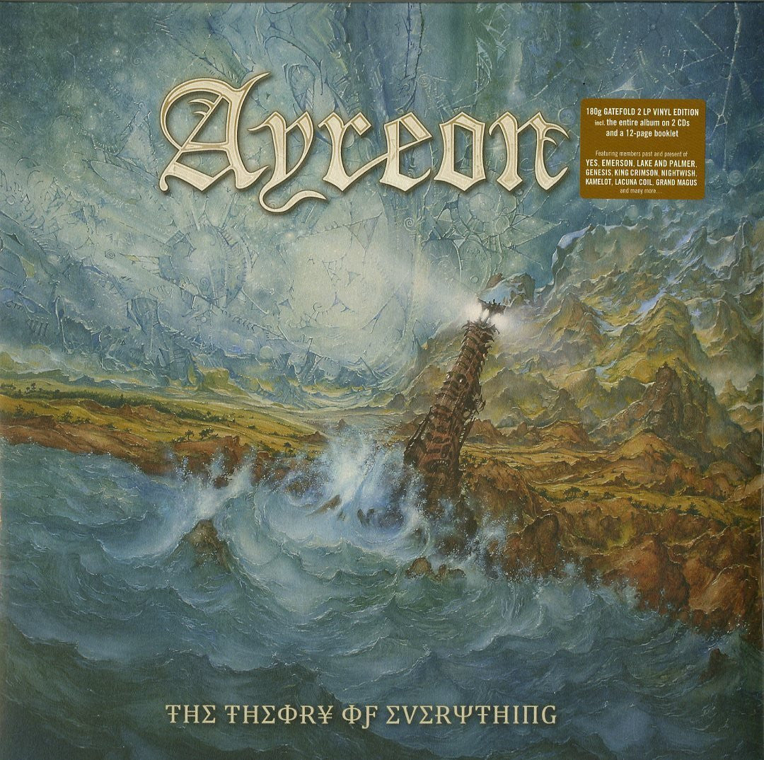 AYREON THE THEORY OF EVERYTHING LP VINYL 33RPM BOX SET ROCK 2013 NEW - VINYL LP "VINYLBADGES"