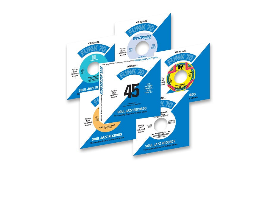 Soul Jazz Records Presents FUNK 70 Collectors 7" Box Set RSD 2021 - VINYL LP "VINYLBADGES"