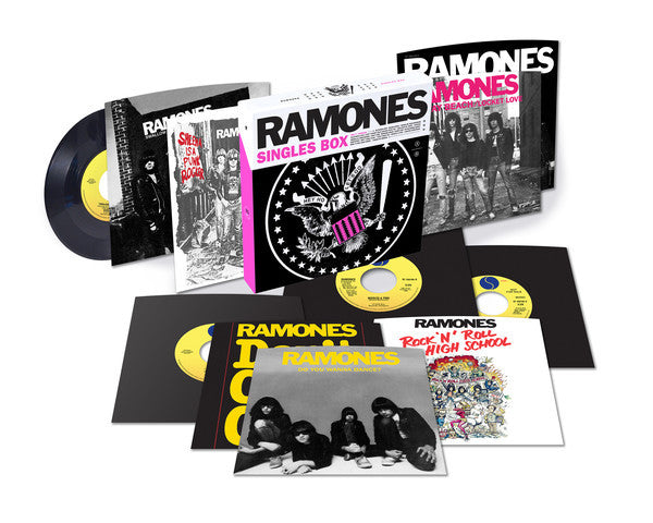 RAMONES Singles Vinyl 10x7" Box Set NEW RSD 2017 Limited Edition - VINYL LP "VINYLBADGES"