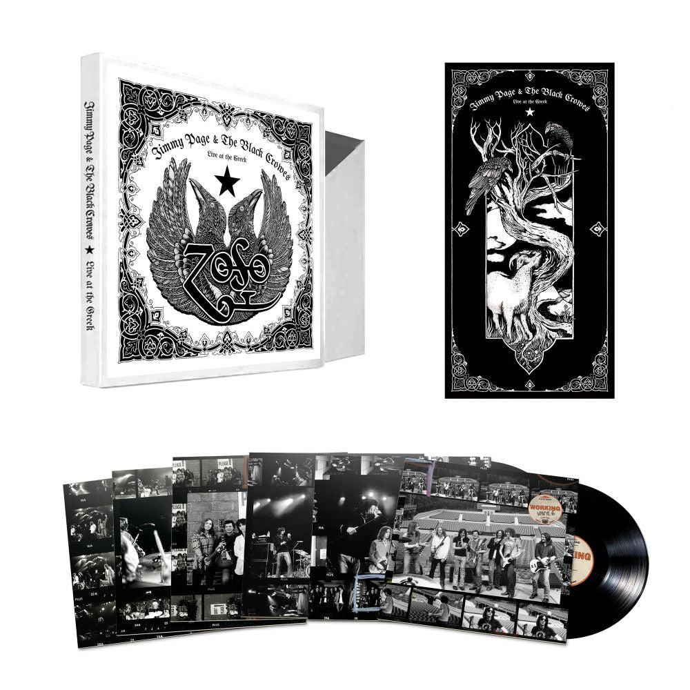 Jimmy Page & The Black Crowes Live at the Greek Vinyl LP Box set 2025 - VINYL LP "VINYLBADGES"