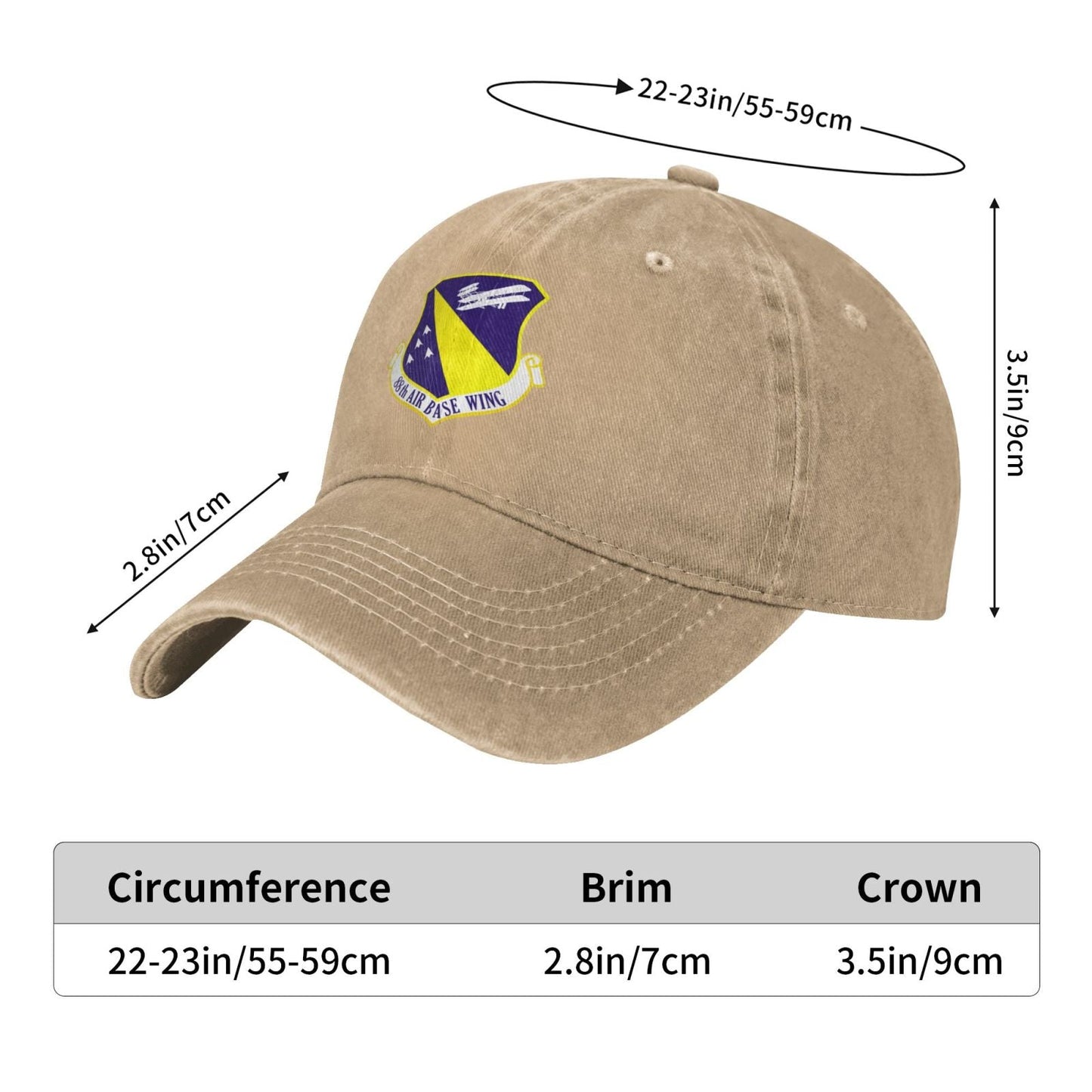 88th Air Base Wing Printed unisex baseball cap adjustable cap veteran gift