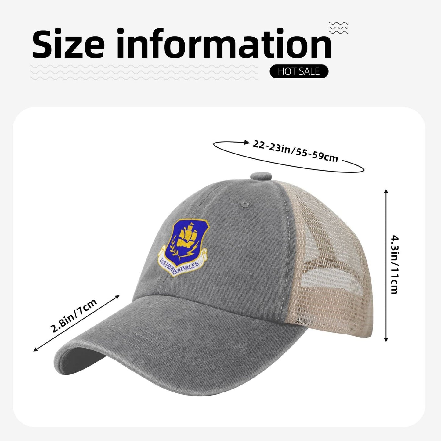 USAF-24th Wing Printed unisex baseball cap adjustable grid baseball cap veteran gift