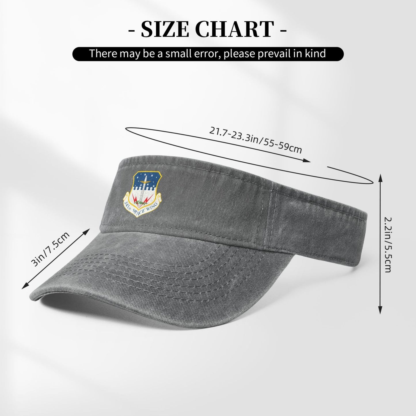 341st Space Wing Printing adjustable Empty Top Baseball Sun Cap unisex outdoor sport hat veterans gift
