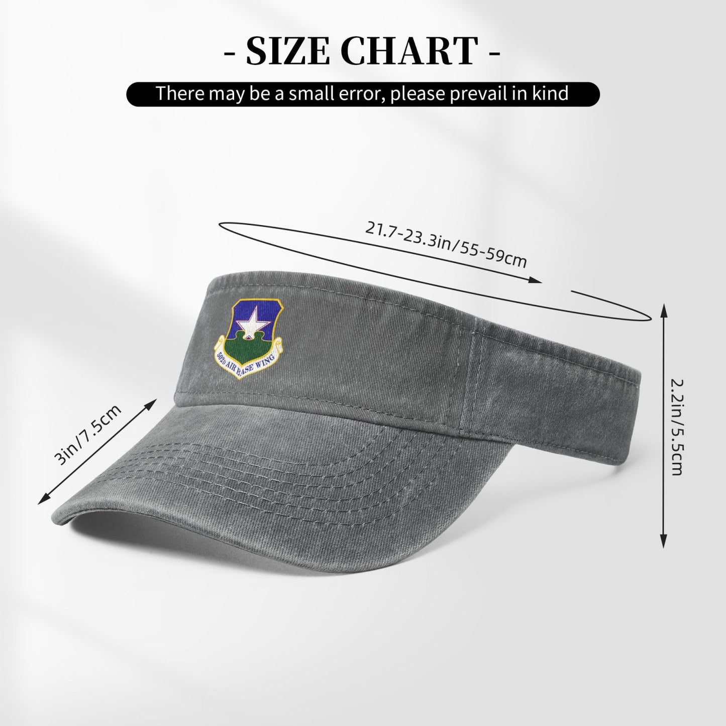 USAF-502d Air Base Wing Printing adjustable Empty Top Baseball Sun Cap unisex outdoor sport hat veterans gift
