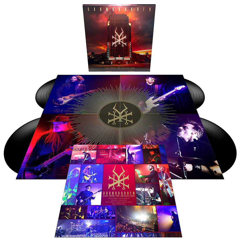 Soundgarden Live from The Artists Den Quadruple Vinyl LP Box Set 2019 - VINYL LP "VINYLBADGES"