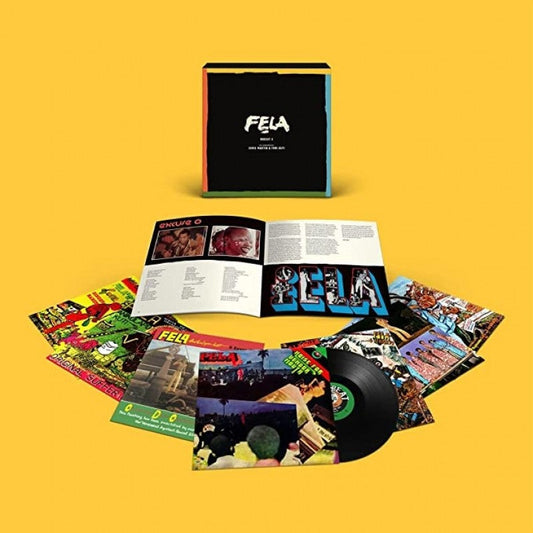 Fela Kuti Boxset #5 Co-curated By Chris Martin & Femi Kuti Vinyl LP Box Set 2021 - VINYL LP "VINYLBADGES"