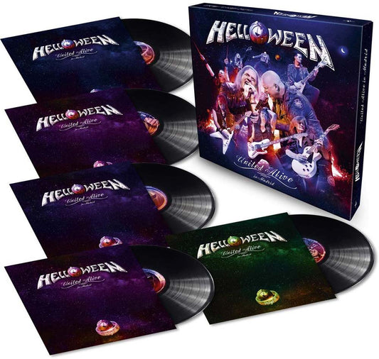 Helloween United Alive 5 Vinyl LP Box Set New 2019 - VINYL LP "VINYLBADGES"