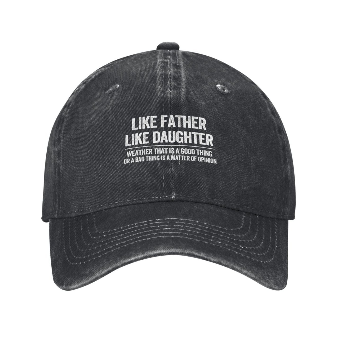 Like Father Like Daughter Printed unisex baseball cap adjustable cap outdoor sunshade trucker hat