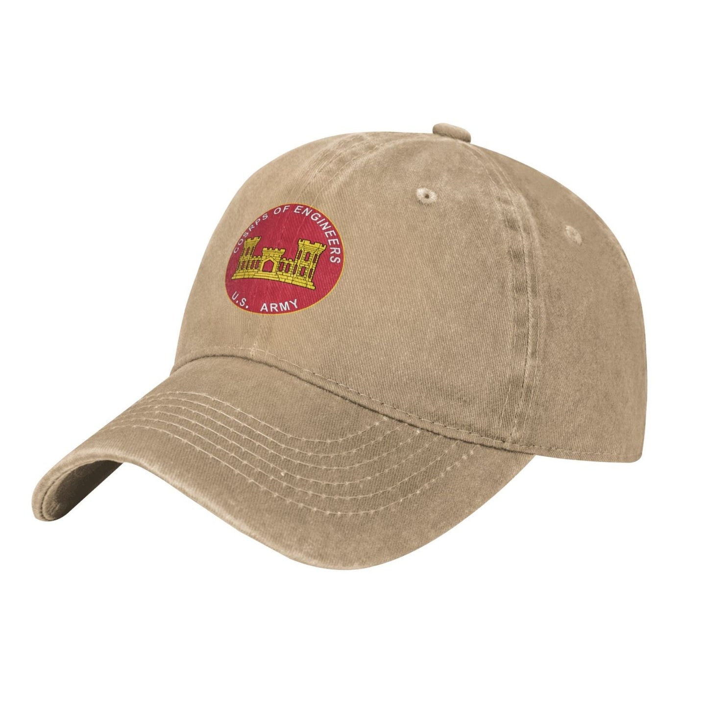 US Army Corps Of Engineers Branch Printing unisex baseball cap adjustable hats veteran gift