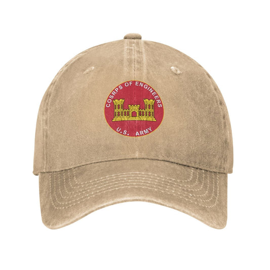 US Army Corps Of Engineers Branch Printing unisex baseball cap adjustable hats veteran gift