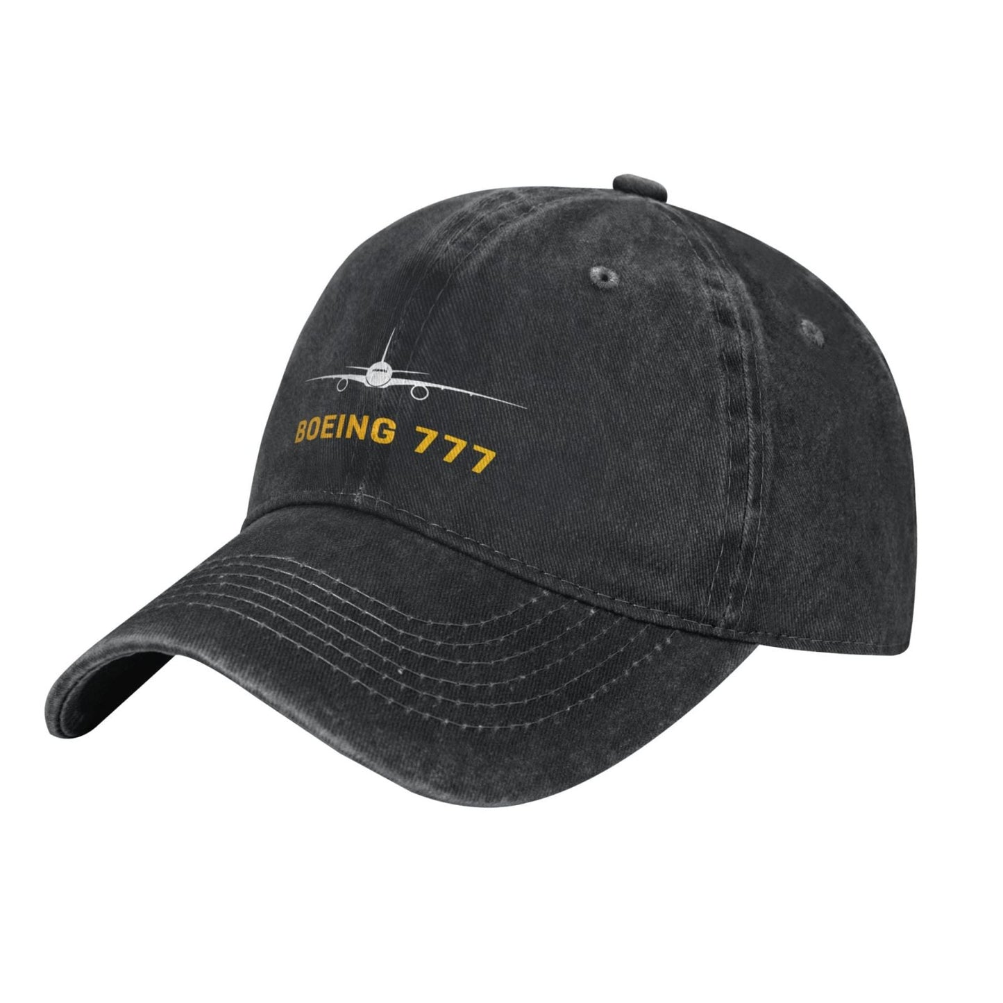 Boeing 777 Printing unisex baseball cap adjustable hats Outdoor leisure hat veteran gift