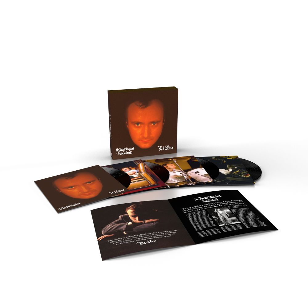 Phil Collins No Jacket Required (Fully Tailored) Vinyl LP Box Set Due Out 12/09/25 - VINYL LP "VINYLBADGES"