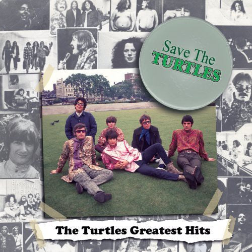 The Turtles: Save The Turtles: Turtles Greatest Hits - VINYL LP "VINYLBADGES"