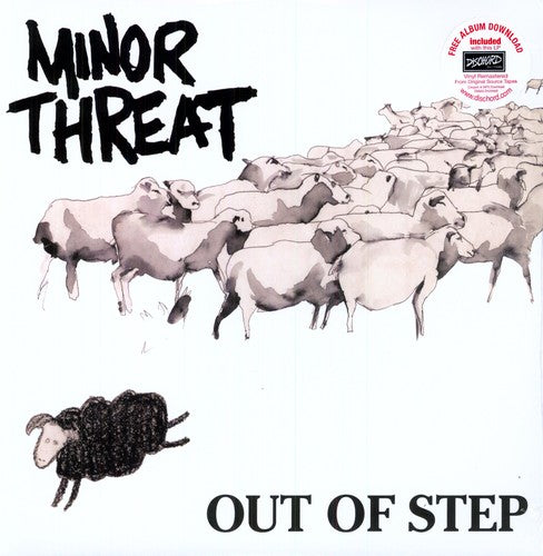 Minor Threat: Out of Step - VINYL LP "VINYLBADGES"