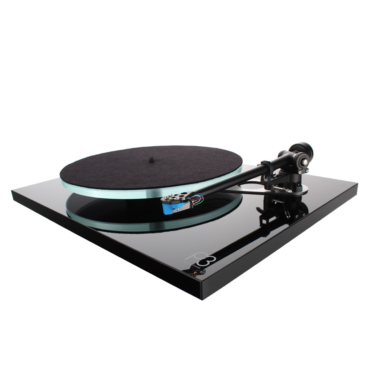 Rega Planar 3 Turntable with Elys 2 MM Cartridge (Gloss Black)