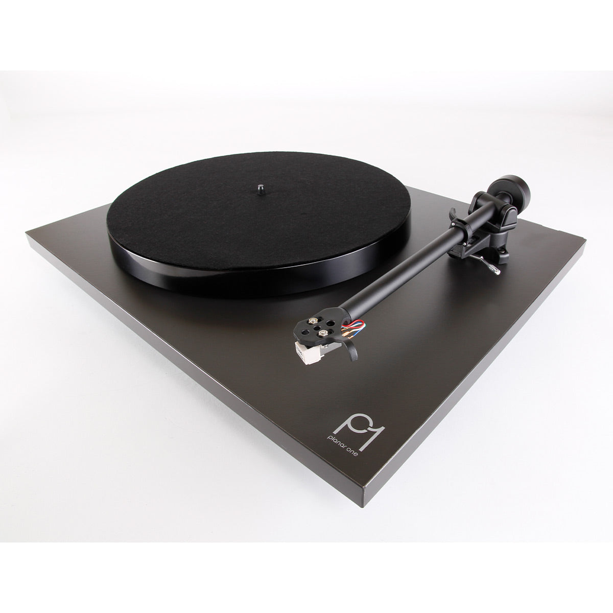 Rega Planar 1 Turntable with Premounted Carbon MM Cartridge (Matte Black)