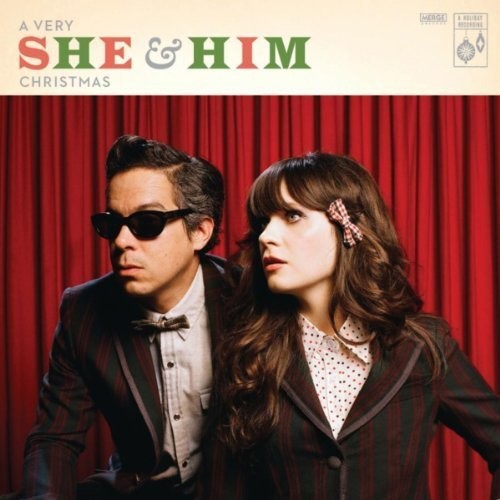 She & Him: A Very She & Him Christmas - VINYL LP "VINYLBADGES"